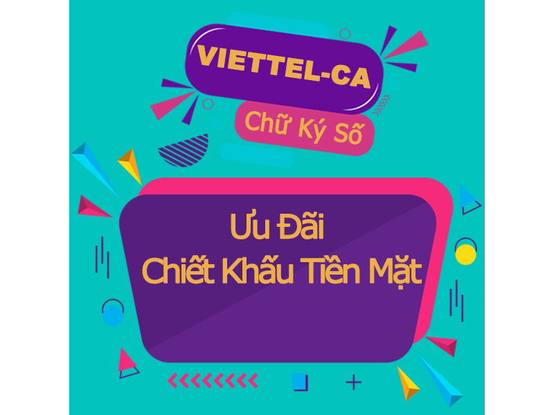 bảng giá chữ ký số Viettel tại Tiền Giang