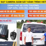 Camera giám sát hành trình xe cứu thương, cấp cứu, cứu hộ