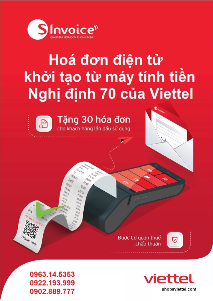 hoá đơn điện tử khởi tạo từ máy tính tiền