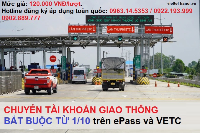 Hướng dẫn chuyển tài khoản giao thông trên VETC và ePass 8 Chuyển tài khoản giao thông theo NĐ 119